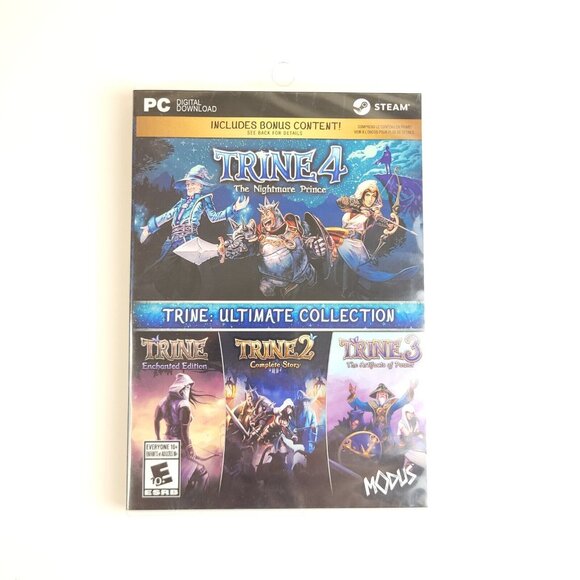Trine Ultimate Collection 1,2,3,4 PC Steam Download with Box New and Sealed - Picture 3 of 5